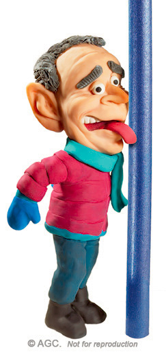 Bush flagpole