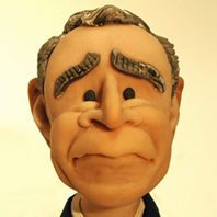worried Bush